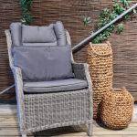 Sierkussen 60x40 piping Panama grey