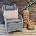 Sierkussen 60x40 piping Panama linnen