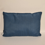 Sierkussen 60x40 piping Panama safier blue
