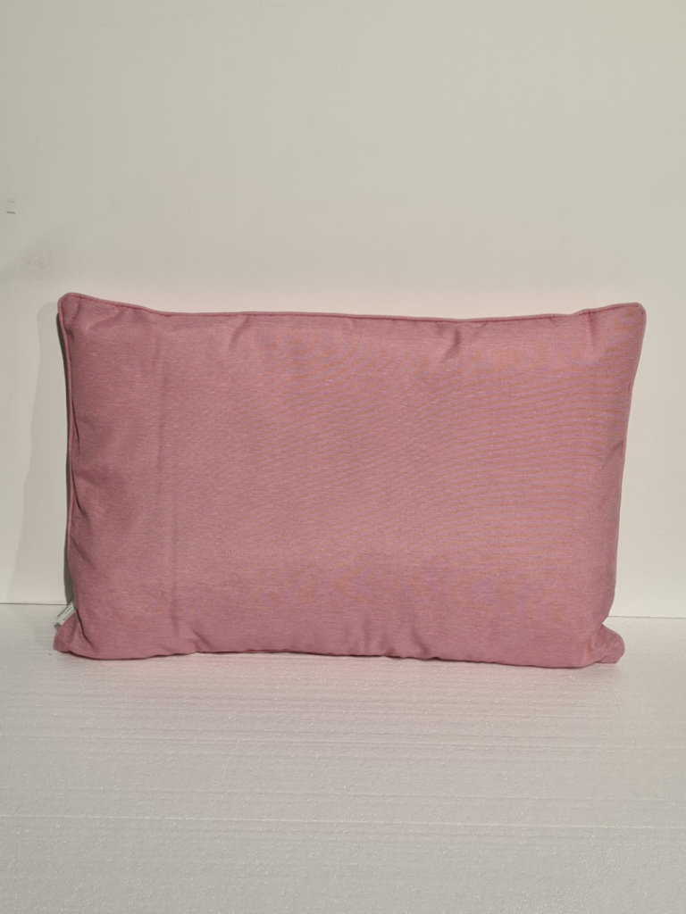 Sierkussen 60x40 piping Panama soft pink