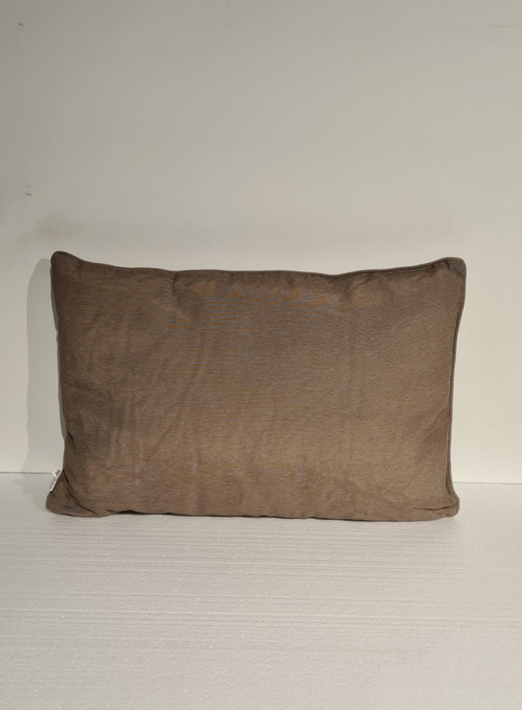 Sierkussen 60x40 piping Panama taupe