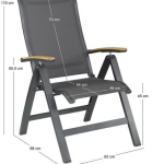 Standenstoel Altura Curve Teak