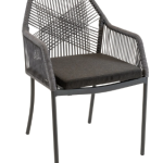 Stapelstoel Akita grijs