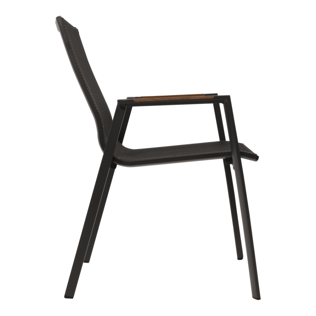 Stapelstoel Tarragona Teak Negro