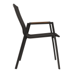 Stapelstoel Tarragona Teak Negro