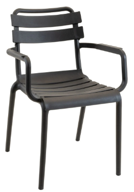 Stapelstoel Torvi zwart