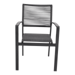 Stapelstoel Vitolini Rope | Antraciet