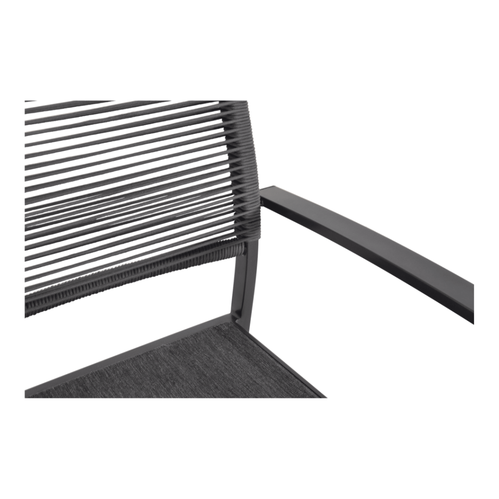 Stapelstoel Vitolini Rope | Antraciet
