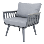 Stoel-bank loungeset Amalfi | Antraciet