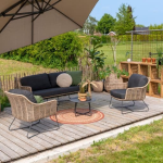 Stoel-bank loungeset Belmond 3-dlg