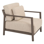 Stoel-bank loungeset Capresi 3-dlg + Salontafels Volta terre