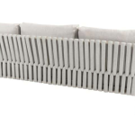 Stoel-bank loungeset Eva 3-dlg