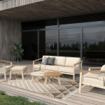 Stoel-bank loungeset Olivia 3-dlg