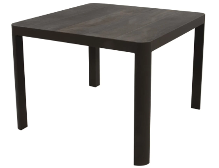 Tafel Castilla Negro 100x100cm
