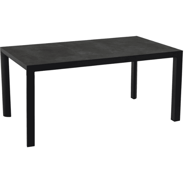 Tafel Murcia Negro 160x90cm