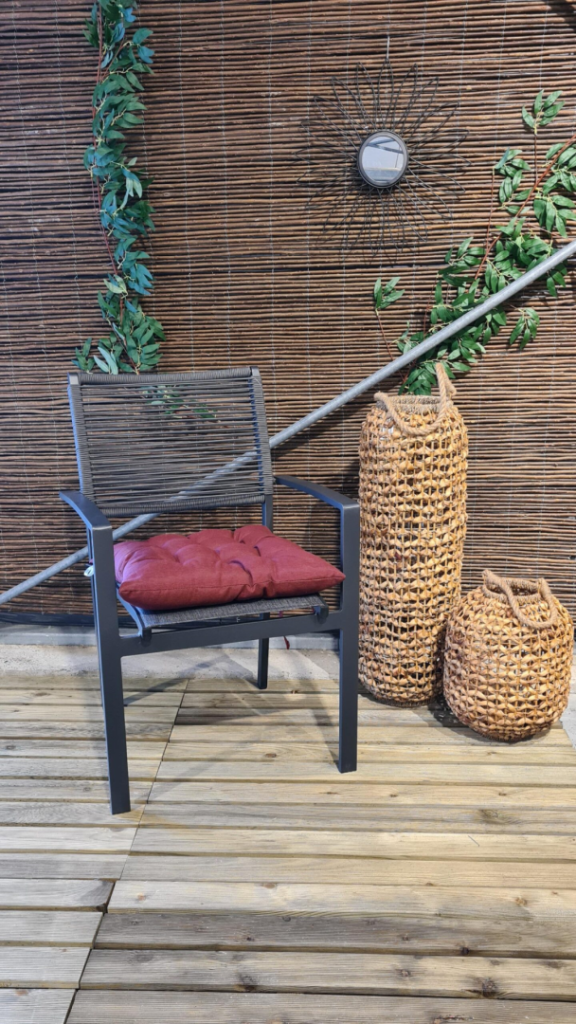 Toscane 46x46 Panama bordeaux