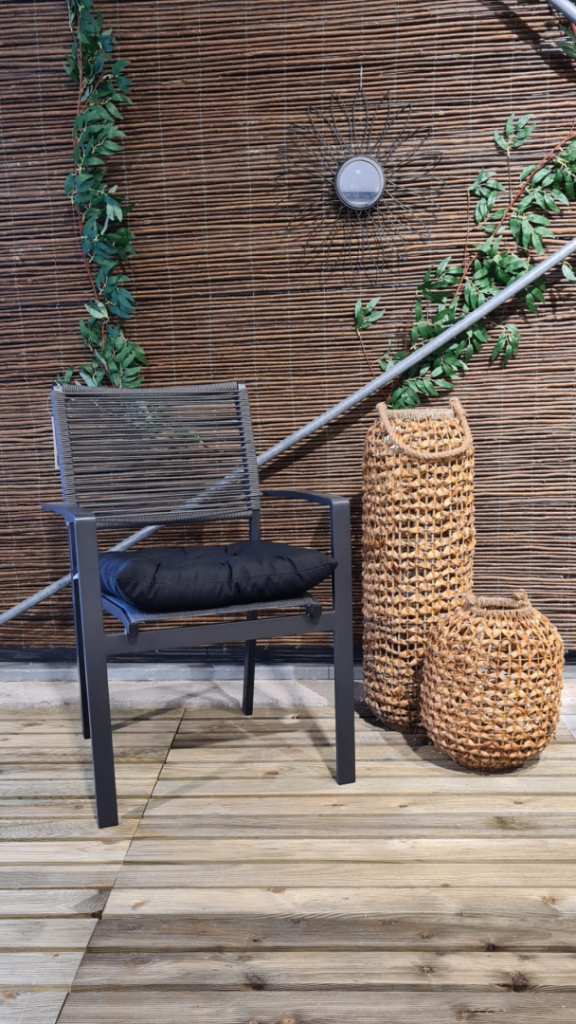 Toscane kussen 46x46 Panama black