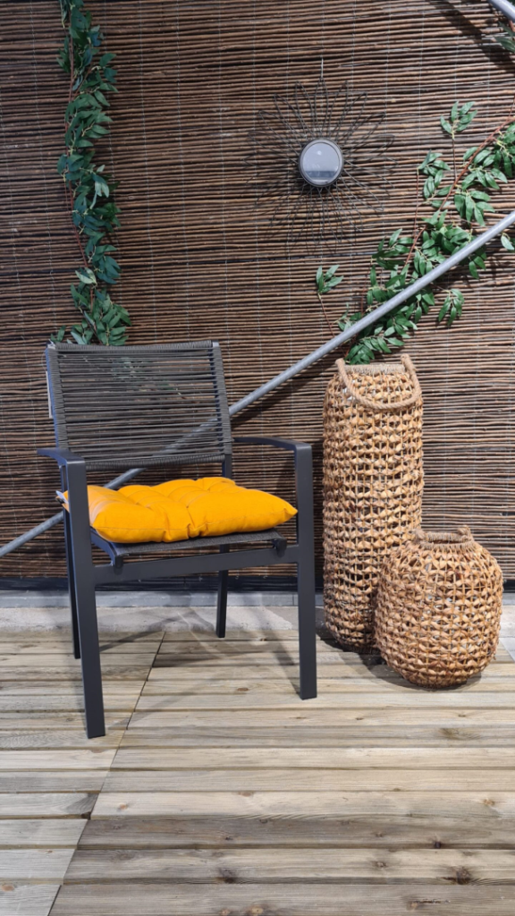 Toscane kussen 46x46 Panama golden glow