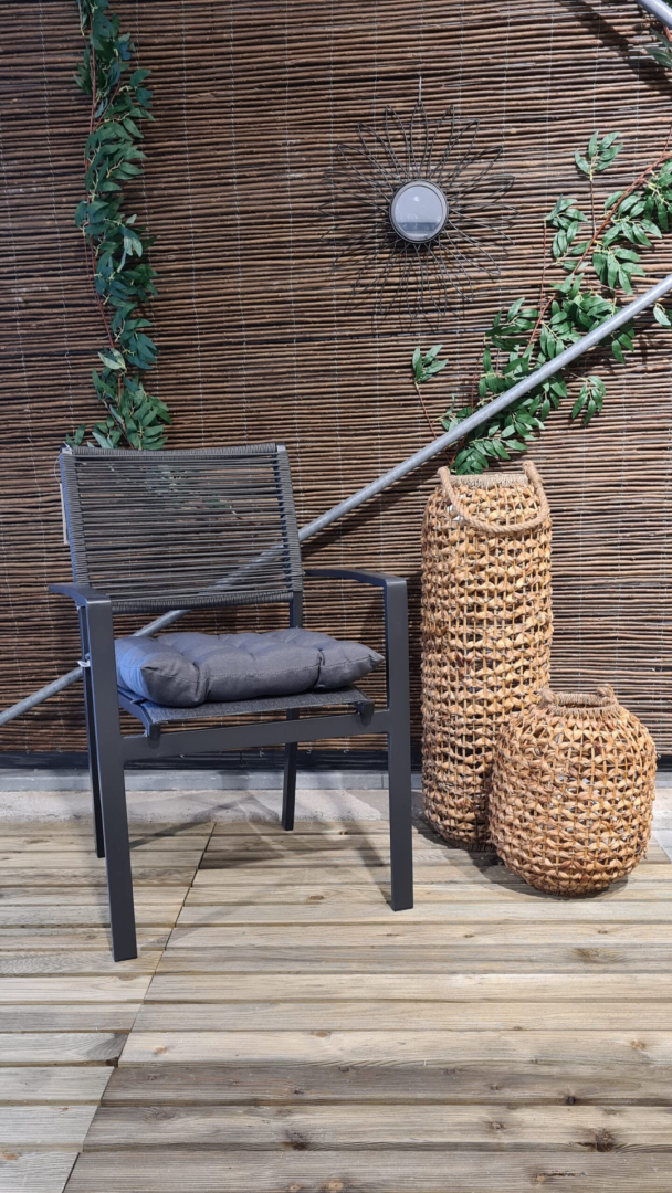 Toscane kussen 46x46 Panama grey