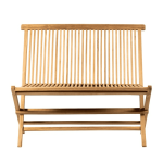 Tuinbank Teak EGG | Mick by Terrazzo - 100 cm