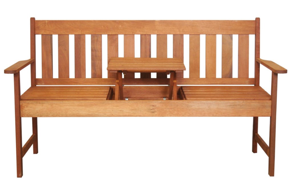 Tuinbank Vegas | Uitklapbare tafel