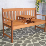 Tuinbank Vegas | Uitklapbare tafel