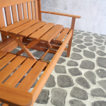 Tuinbank Vegas | Uitklapbare tafel