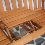 Tuinbank Vegas | Uitklapbare tafel