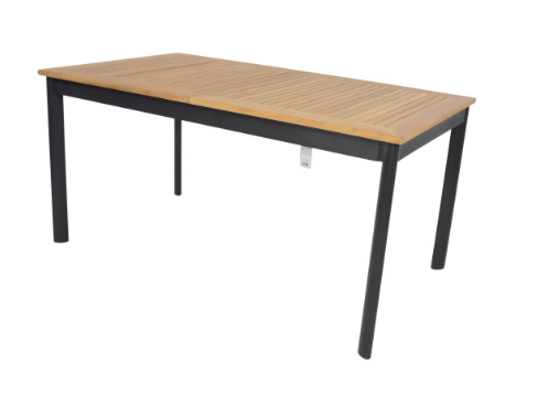 Uittrektafel Monza antraciet 152/210x89cm