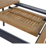 Uittrektafel Monza antraciet 152/210x89cm