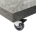 Wielen voor granieten voet 90/125/180 kg. (set van 4)