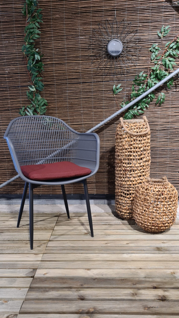 Zitje universeel 40x40x5 met rits Panama bordeaux