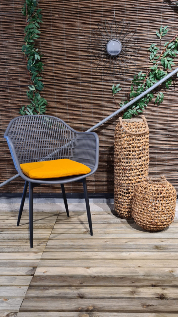 Zitje universeel 40x40x5 met rits Panama golden glow