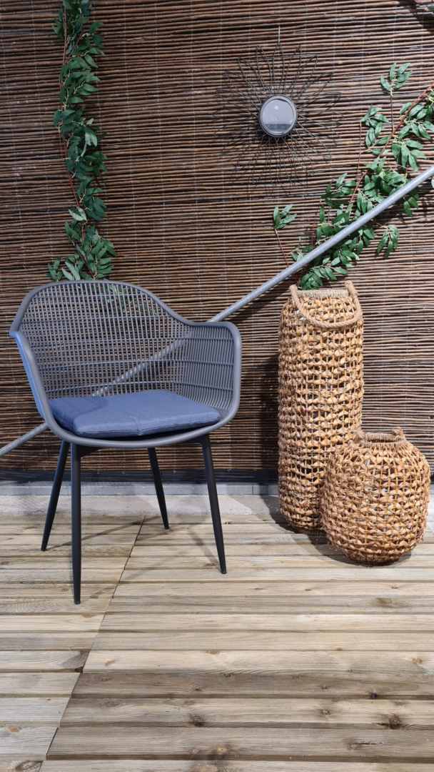 Zitje universeel 40x40x5 met rits Panama safier blue