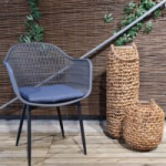 Zitje universeel 40x40x5 met rits Panama safier blue