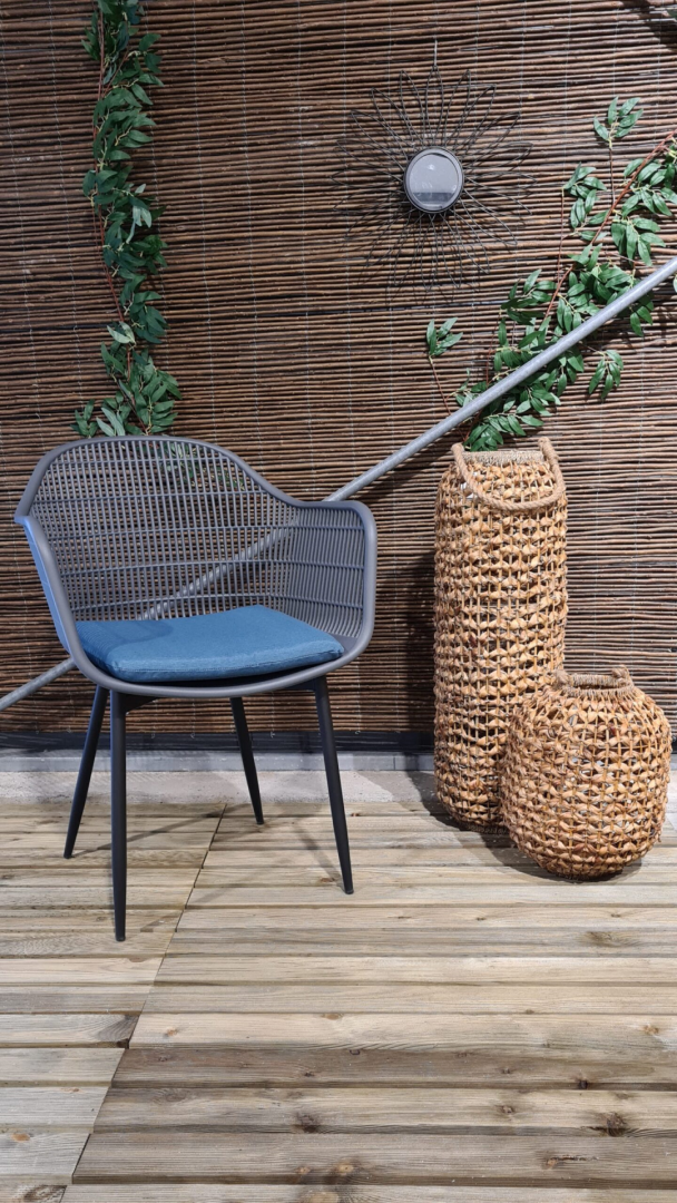 Zitje universeel 40x40x5 met rits Panama sea blue