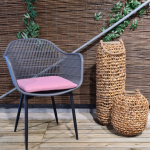 Zitje universeel 40x40x5 met rits Panama soft pink