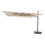 Zweefparasol Finca beach-wenge frame 400 x 300 cm