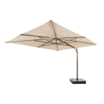 Zweefparasol Finca beach-wenge frame 400 x 300 cm