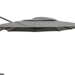 Zweefparasol Hacienda grijs - 3x4 mtr