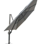 Zweefparasol Hacienda grijs - 3x4 mtr