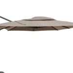 Zweefparasol Hacienda taupe 3x4 mtr