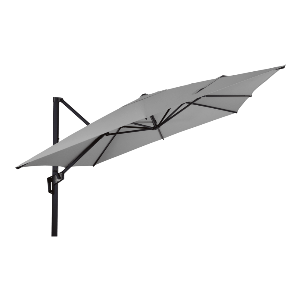 Zweefparasol Libra grijs 2,5x2,5mtr