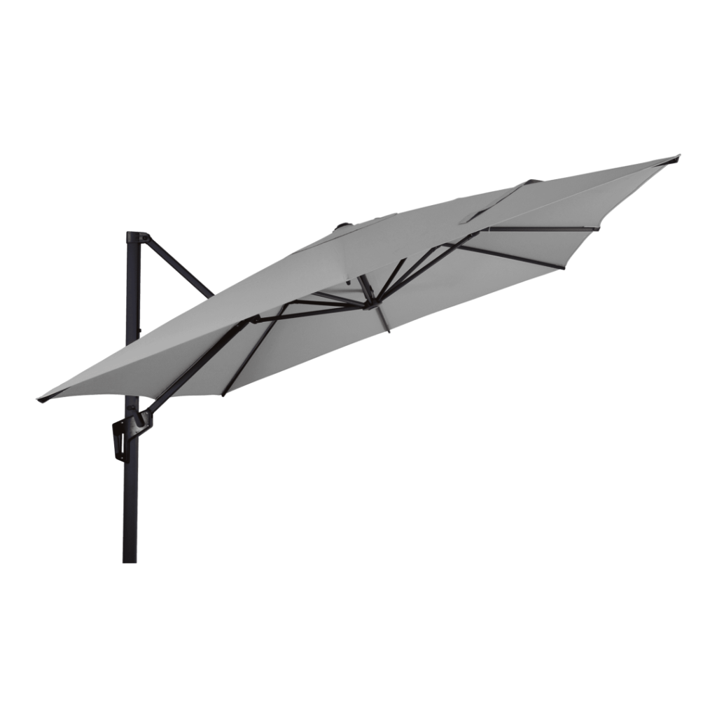 Zweefparasol Libra grijs 2,5x2,5mtr