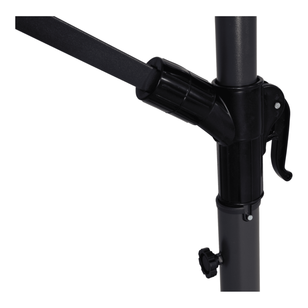 Zweefparasol Libra grijs 2,5x2,5mtr