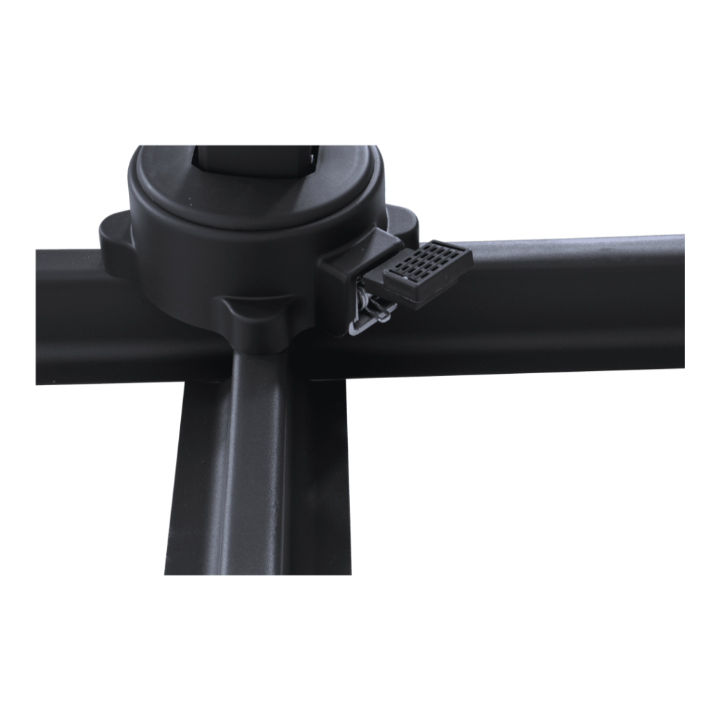 Zweefparasol Libra grijs 2,5x2,5mtr