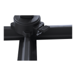 Zweefparasol Libra grijs 2,5x2,5mtr