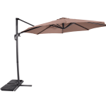 Zweefparasol Libra taupe Ø3mtr