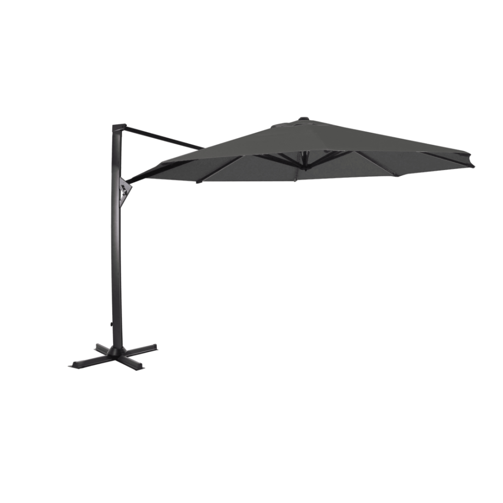 Zweefparasol Taurus grijs dia 3,5m
