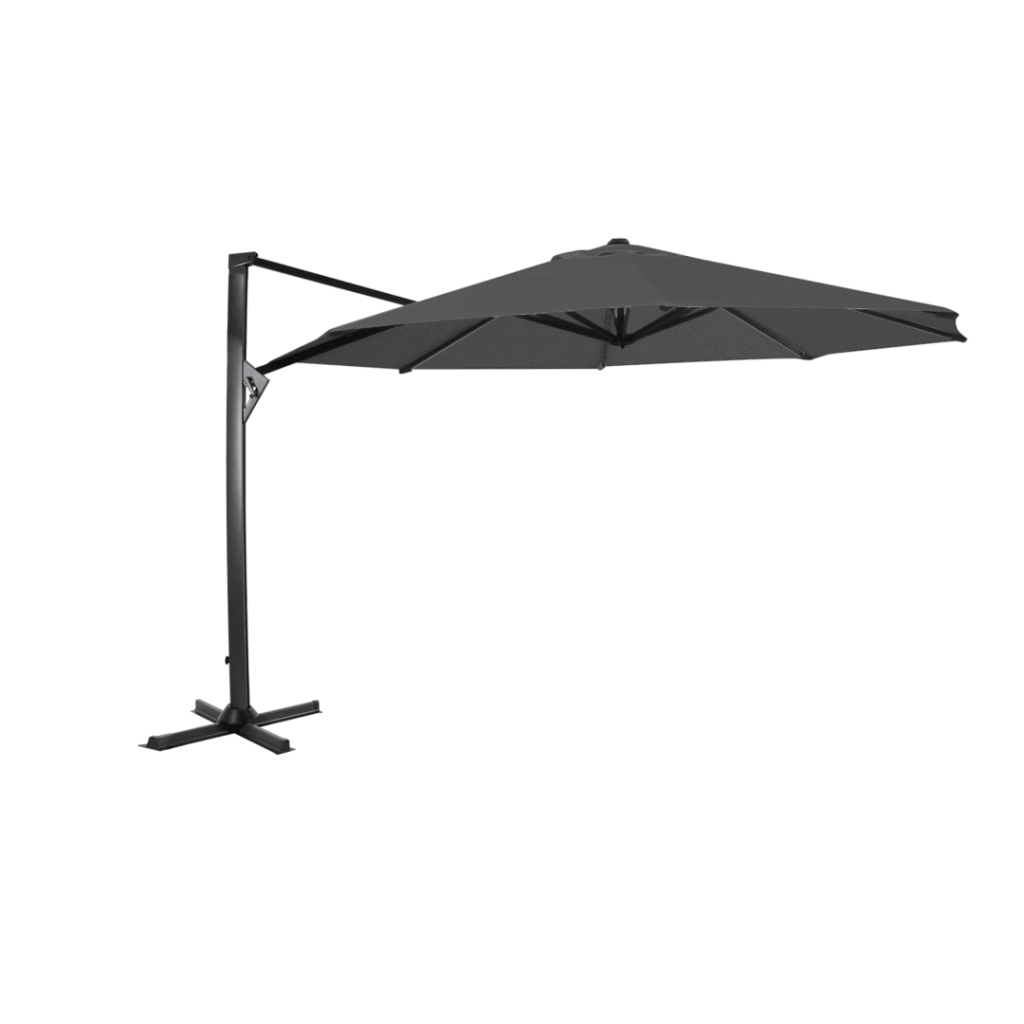 Zweefparasol Taurus grijs dia 3,5m